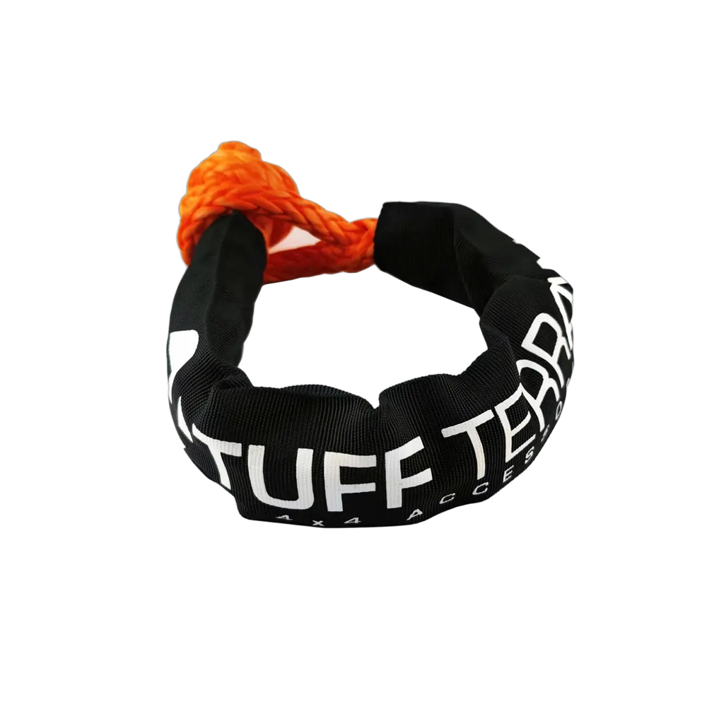 Tuff Terrain Soft Shackle Recovery Hitch and 15T Soft Shackle with Sheath - TTSSH-TTSSS15-KT